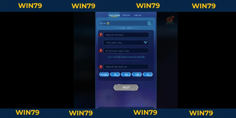 Phương Thức Thanh Toán Win79